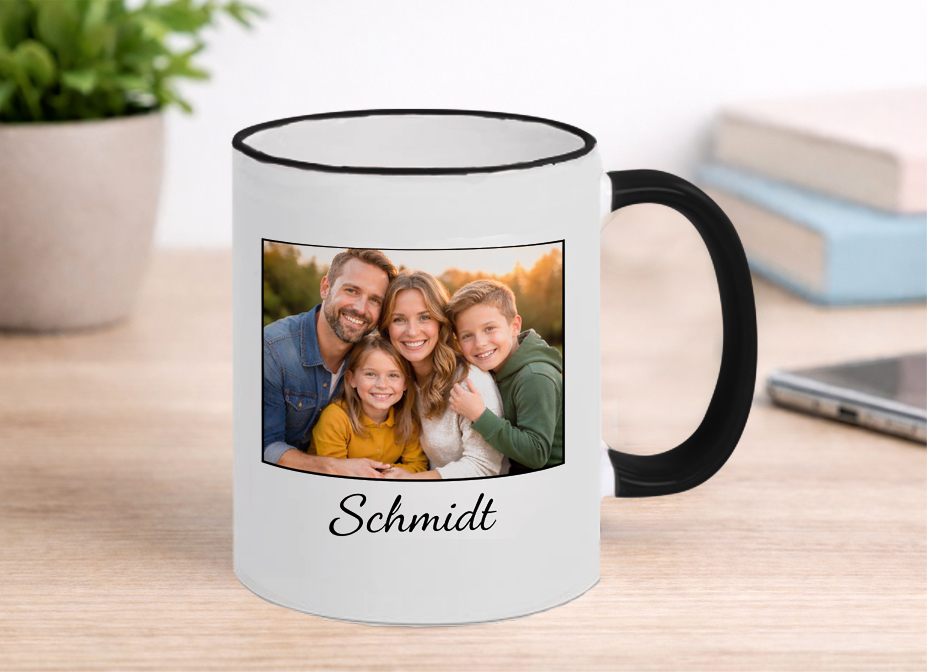 RH Tasse mit Bild und Name – Personalisierte Keramiktasse